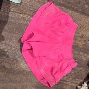 Lululemon Athletica Pink hotty hot Shorts